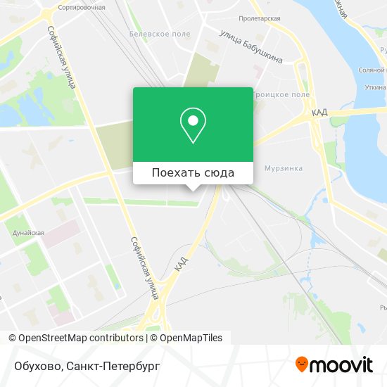 Карта Обухово