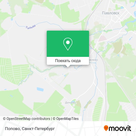 Карта Попово