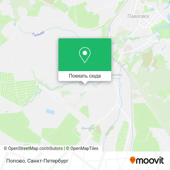 Карта Попово