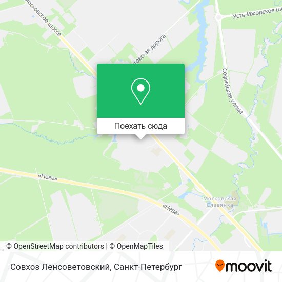 Карта Совхоз Ленсоветовский
