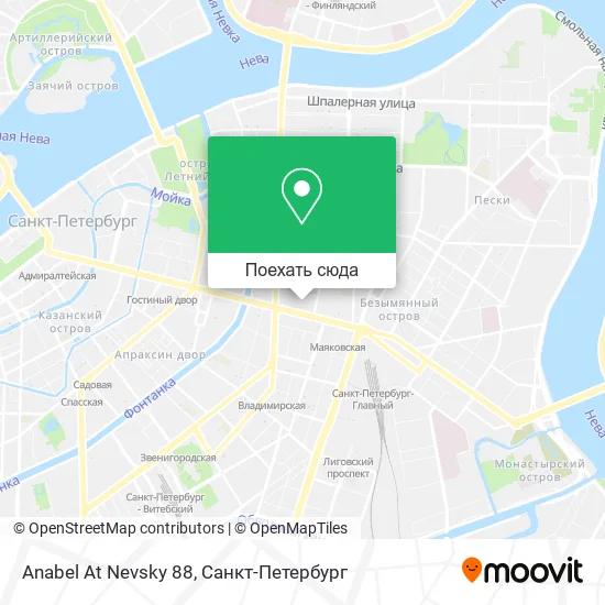 Карта Anabel At Nevsky 88