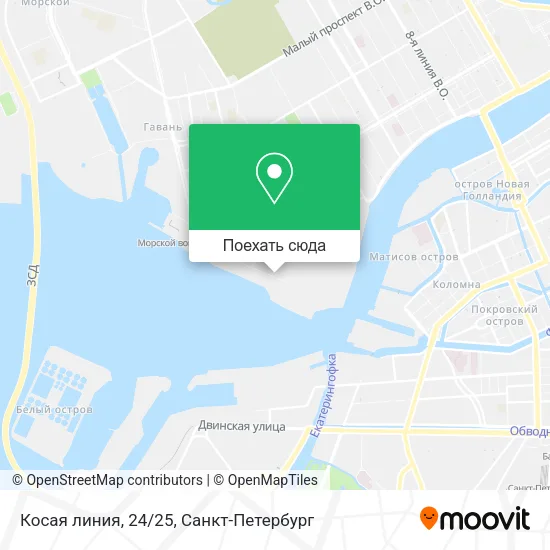 Карта Косая линия, 24/25