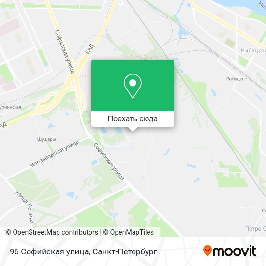 Карта 96 Софийская улица
