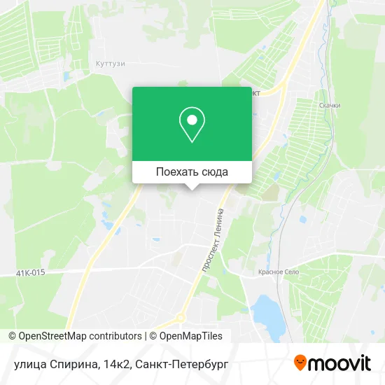 Карта улица Спирина, 14к2