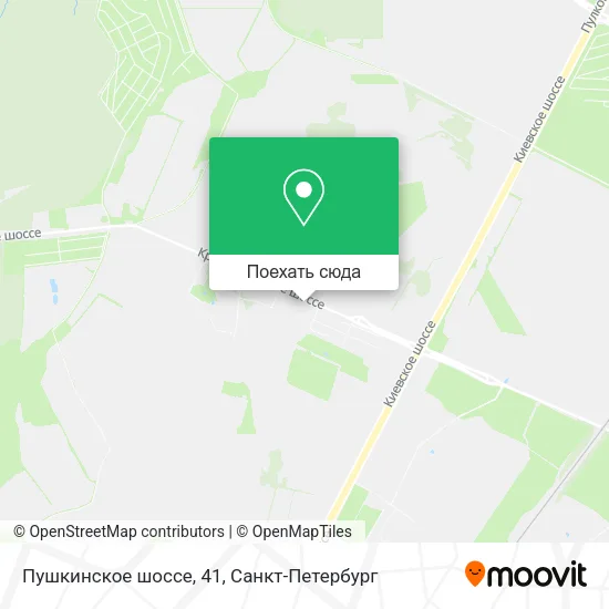 Карта Пушкинское шоссе, 41
