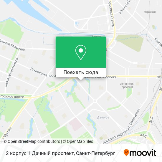 Карта 2 корпус 1 Дачный проспект