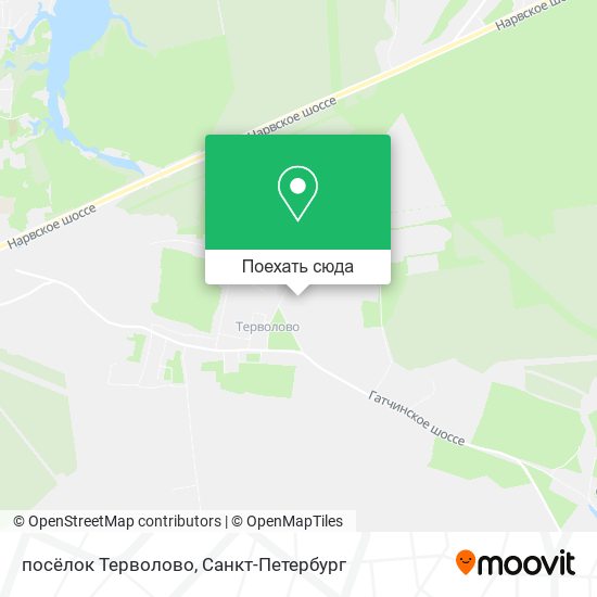 Карта посёлок Терволово