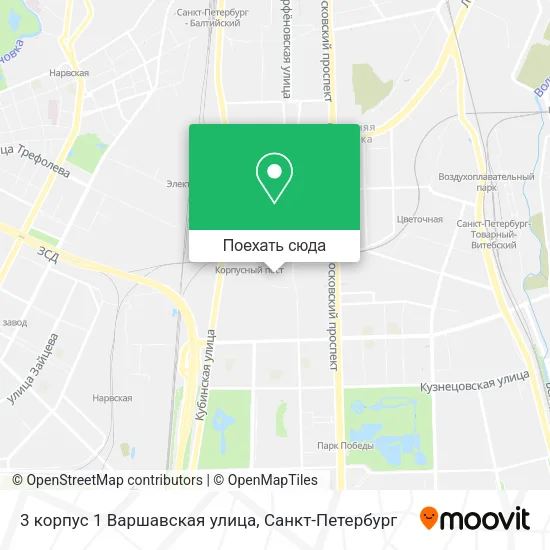 Карта 3 корпус 1 Варшавская улица