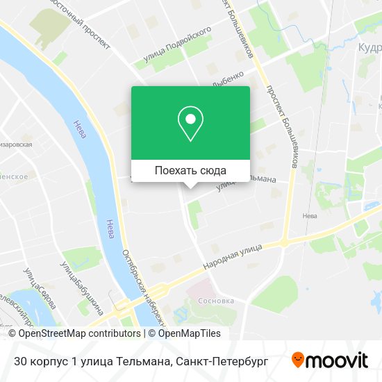 Карта 30 корпус 1 улица Тельмана