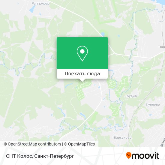 Карта СНТ Колос