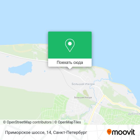 Карта Приморское шоссе, 14