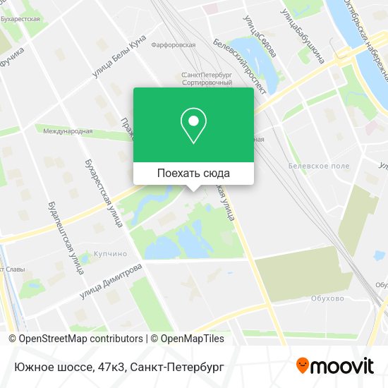 Карта Южное шоссе, 47к3
