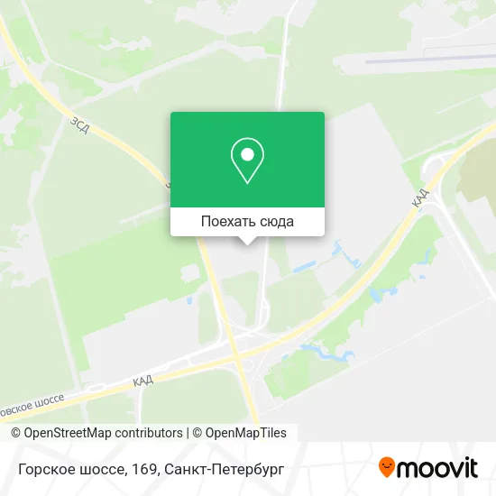 Карта Горское шоссе, 169