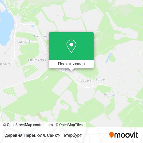 Карта деревня Перекюля