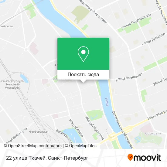 Карта 22 улица Ткачей