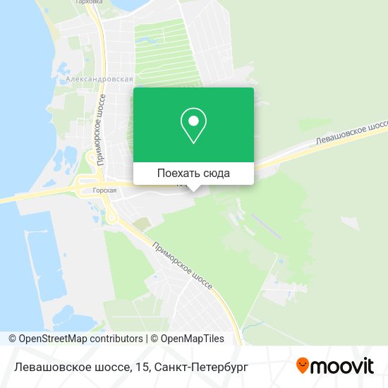 Карта Левашовское шоссе, 15