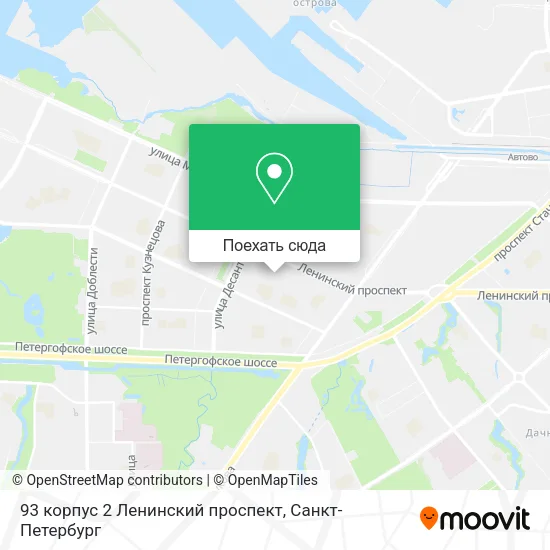 Карта 93 корпус 2 Ленинский проспект
