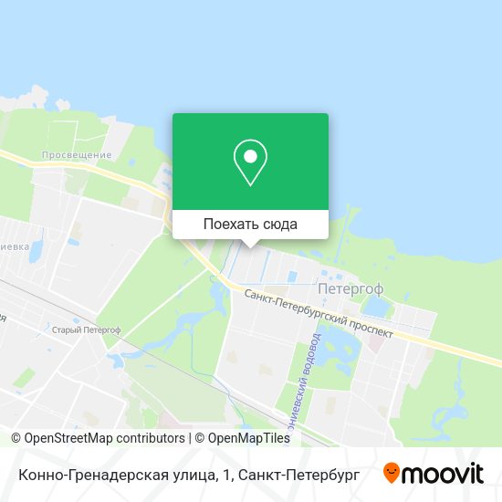 Карта Конно-Гренадерская улица, 1