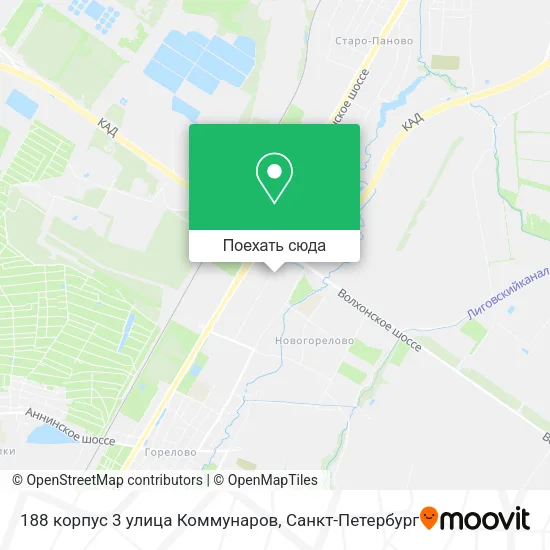 Карта 188 корпус 3 улица Коммунаров
