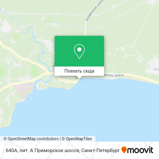 Карта 640А, лит. А Приморское шоссе