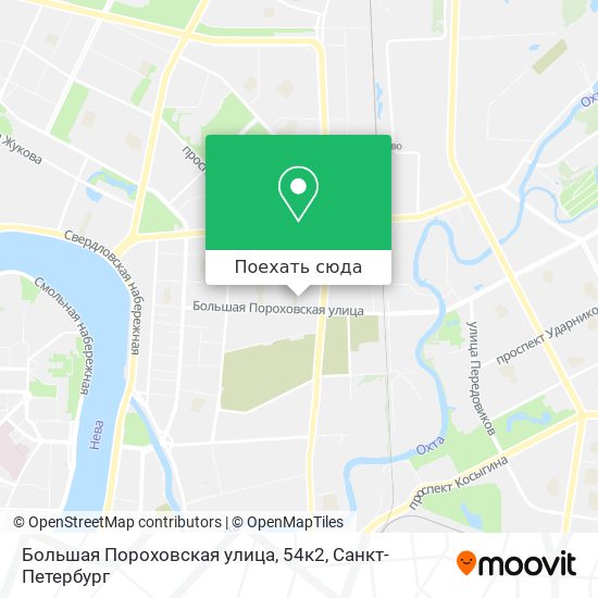 Карта Большая Пороховская улица, 54к2