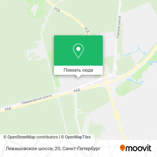 Карта Левашовское шоссе, 20