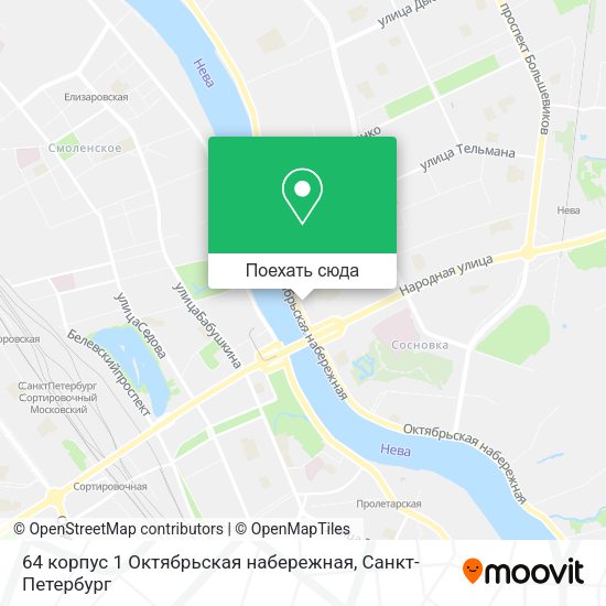 Карта 64 корпус 1 Октябрьская набережная