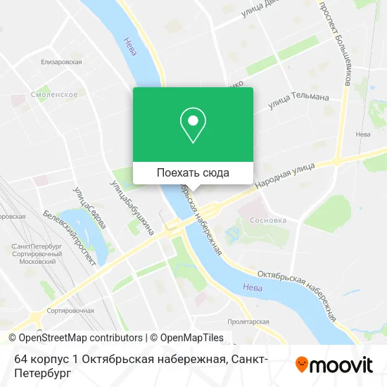 Карта 64 корпус 1 Октябрьская набережная
