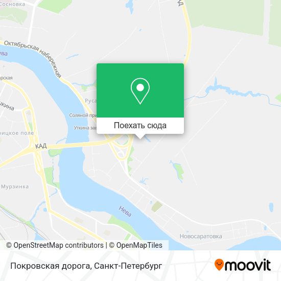 Карта Покровская дорога