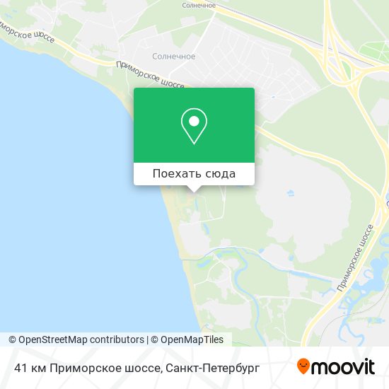 Карта 41 км Приморское шоссе