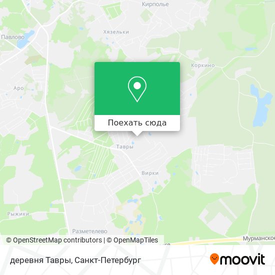 Карта деревня Тавры