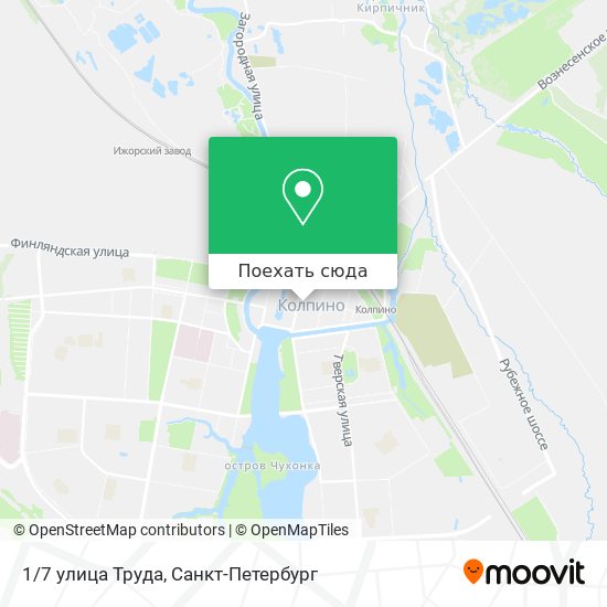 Карта 1/7 улица Труда