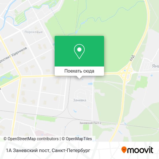 Карта 1А Заневский пост