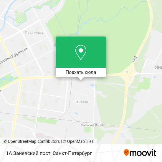 Карта 1А Заневский пост