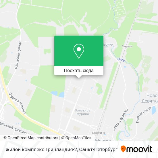 Карта жилой комплекс Гринландия-2
