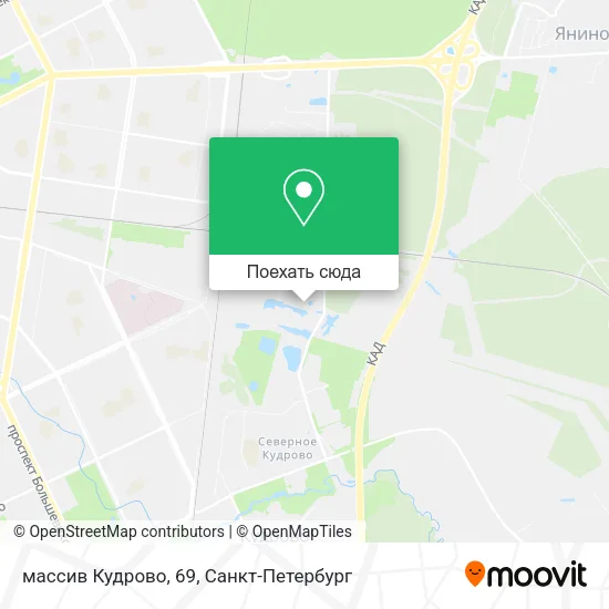 Карта массив Кудрово, 69