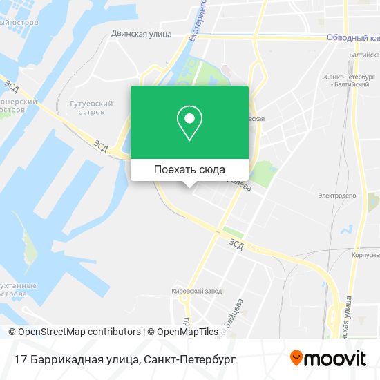 Карта 17 Баррикадная улица