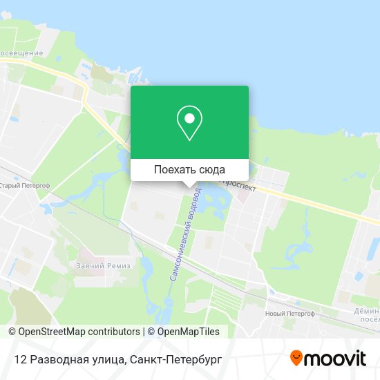 Карта 12 Разводная улица