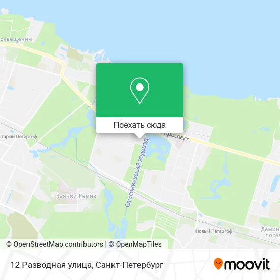 Карта 12 Разводная улица