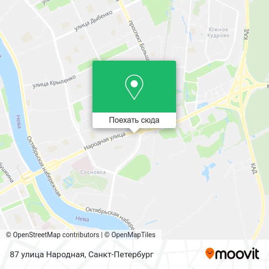 Карта 87 улица Народная