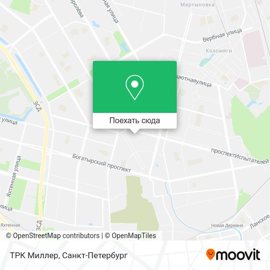 Карта ТРК Миллер