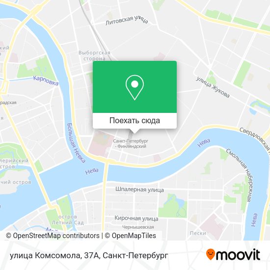 Карта улица Комсомола, 37А