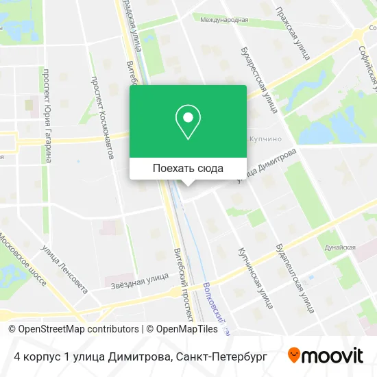 Карта 4 корпус 1 улица Димитрова