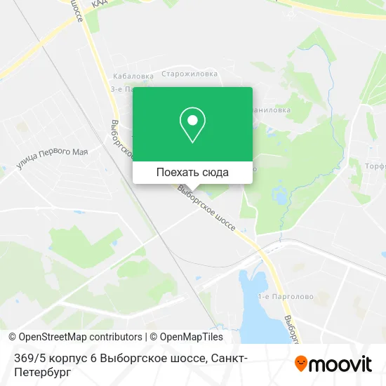 Карта 369 / 5 корпус 6 Выборгское шоссе
