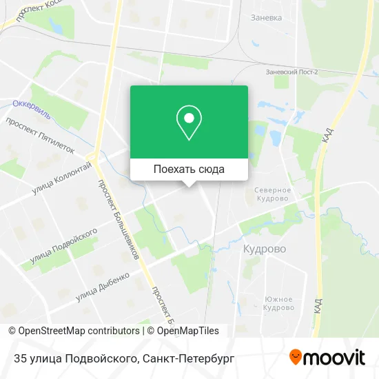 Карта 35 улица Подвойского