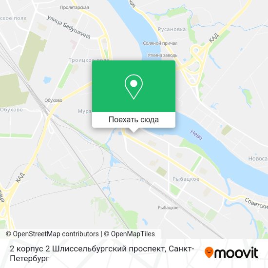 Карта 2 корпус 2 Шлиссельбургский проспект