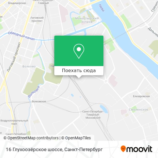 Карта 16 Глухоозёрское шоссе