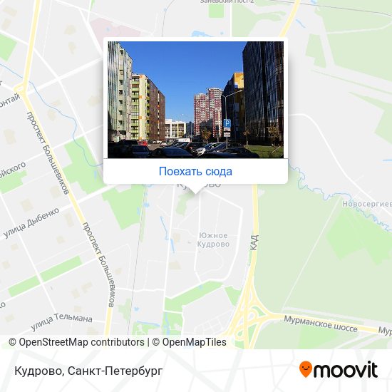 Карта Кудрово