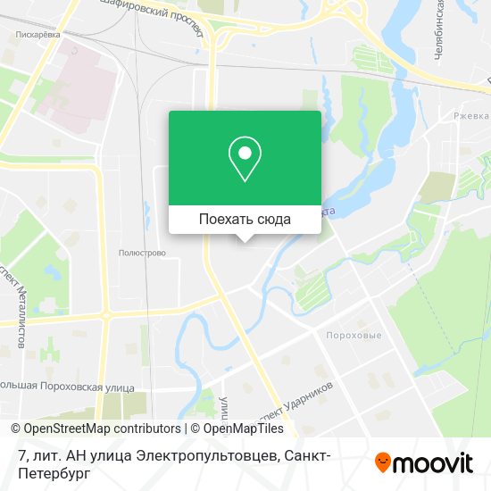 Карта 7, лит. АН улица Электропультовцев