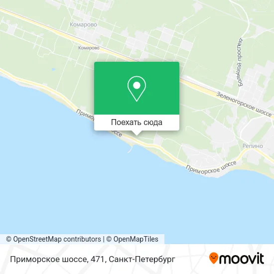 Карта Приморское шоссе, 471